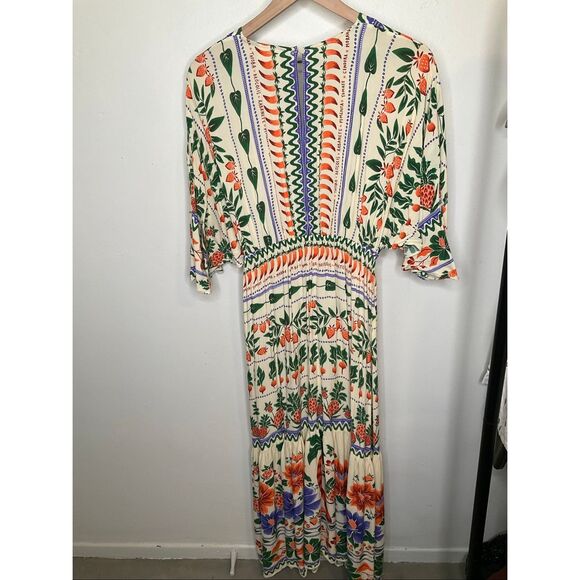 FARM Rio V-Neck Kaftan Maxi Cut-Out Dress - Picture 6 of 13